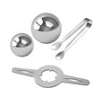 thumbnail image 2 of Estante para bolas de hielo para café, Bola de enfriamiento para Espresso, utensilios de cocina, soporte para bolas de hielo y conjunto con rizador, 2 bolas, 2 of 8