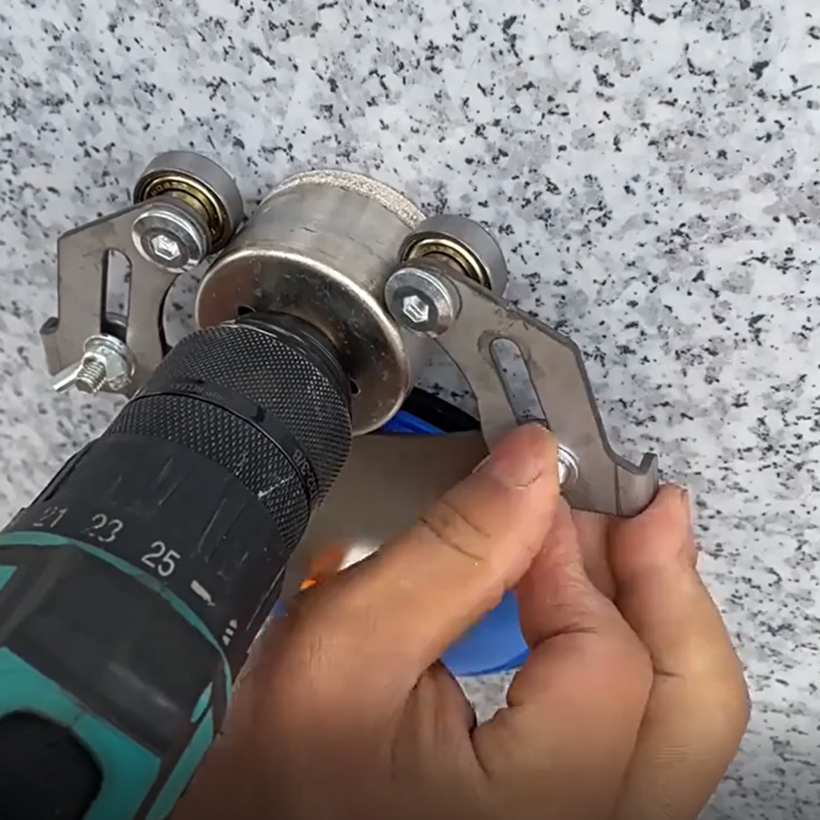 Ceramic Tiles Glass Locator Opening Positioning Guide Drill Bit Guide Hole Clamping Ranges Construction Tool