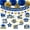 Blue&gold, variant on VIB Graduation Decorations, Graduation Banner, Hanging Swirl, College Graduation Party Decorations 2026, Class of 2026 Congrats Grad Green and Gold