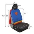 Superman Car Seat Covers with Detachable Cape Backing Front Car Seat