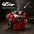 thumbnail image 4 of Vggrvlo Retro Engine Coffee Mug V8 Engines Stainless Steel Cup Personalized Double Wall Insulation Car Mug with Handle Perfect for Father's Day, Christmas, Husband, Mechanic, Car Enthusiast, 4 of 8