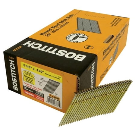 Stanley Bostitch S8DGAL-FH 2 000 Count 2.38 in. Thickcoat Galvanized 28- Wire Col