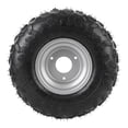 thumbnail image 1 of Pneu de Quad, Motif de Roue Unique Résistant à l'Abrasion Pneu Tubeless 145x70-6 pour Chariot, 1 of 7
