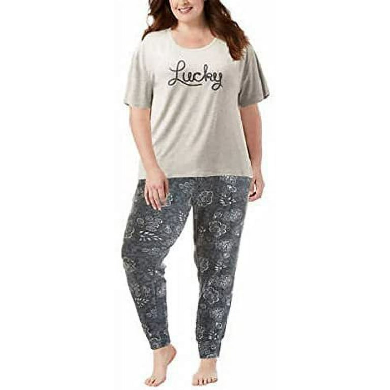 Lucky Brand Ladies' 4-piece Terry Pajama Set Size Large