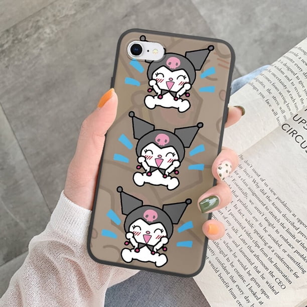 Funda de silicona suave para iphone, carcasa con diseño de Kuromi Melody, Sanrio, para iphone 7, 8 Plus, SE 2020, SE2020 Fivean unisex