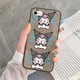 thumbnail image 1 of Funda de silicona suave para iphone, carcasa con diseño de Kuromi Melody, Sanrio, para iphone 7, 8 Plus, SE 2020, SE2020 Fivean unisex, 1 of 2