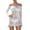 F-151White, variant on ZHOGXU Womens Swimsuits Three Piece Solid Color Halter Neck Bkinini Sets And Mesh Cover Upscomfortable Stylish Swimwear For Beach Pool,Blue,S