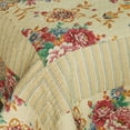 thumbnail image 3 of Girl Memories100% Cotton 3PC Vermicelli-Quilted Patchwork Quilt Set Full/Queen, 3 of 4