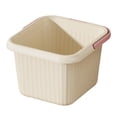 thumbnail image 4 of MERIGLARE Foot Bath Basin with Handle Portable Lightweight Versatile with Massage Dots pink, 4 of 7