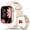 Golden, variant on 2.01-Inch Full Touch Sports Smartwatch with Dual Strap, Wireless Calling, Multiple Modes & Notifications for Men and Women