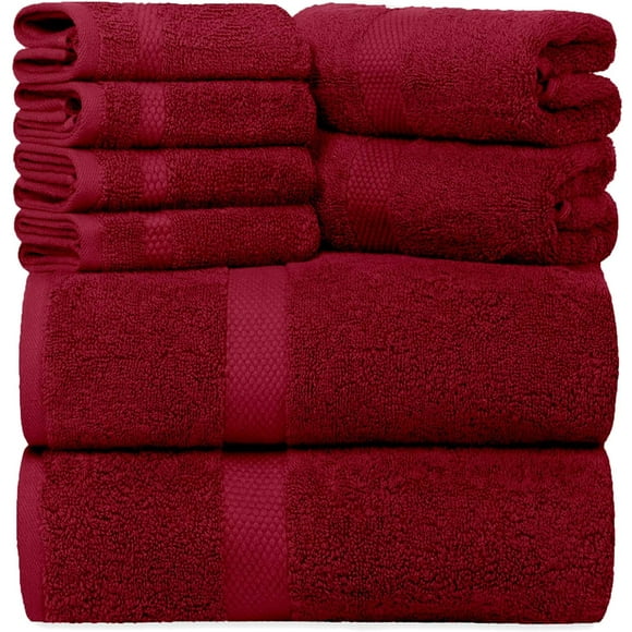 Burgundy Towels
