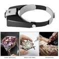 thumbnail image 6 of Headband Magnifier With Led Lights - Hands-Free Reading Glasses For Repair, Inspection & Embroidery, High-Magnification Lens For Detailed Work, 6 of 7