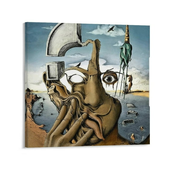 Salvador Dali Posters Artsit Gifts Canvas Painting Poster Wall Art Decorative Picture Prints Modern Decor 20x20inch(50x50cm)
