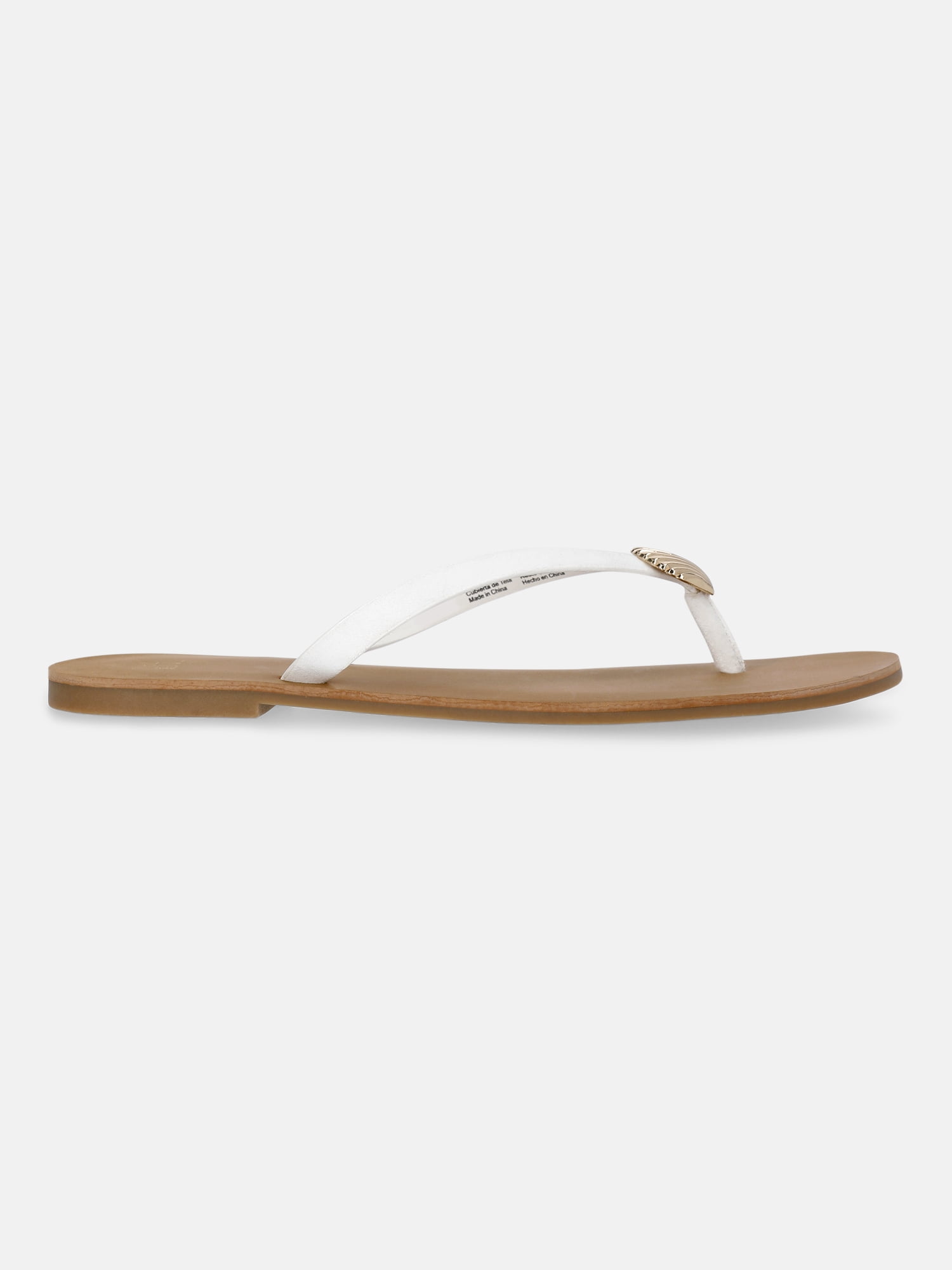 Time and Tru Women's Ornament Thong Sandals