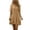 Khaki, variant on Summer Casual Dresses for Women Loose Short Sleeve Midi Dress Tiered Ruffle Long Dress with Pockets Solid Color