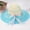 Sky Blue, variant on Womens Straw Sun Hat Foldable Wide Brim Beach Bucket Hat Packable Summer Visor for Travel and Outdoor Pink