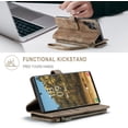 thumbnail image 4 of Para Samsung Galaxy S22 Ultra 5G Funda tipo billetera con Tarjetero Soporte de Pie Bolsillo Magnético con Cremallera Correa de Cordón, Funda Tipo Billetera de Cuero con Tapa, 4 of 6