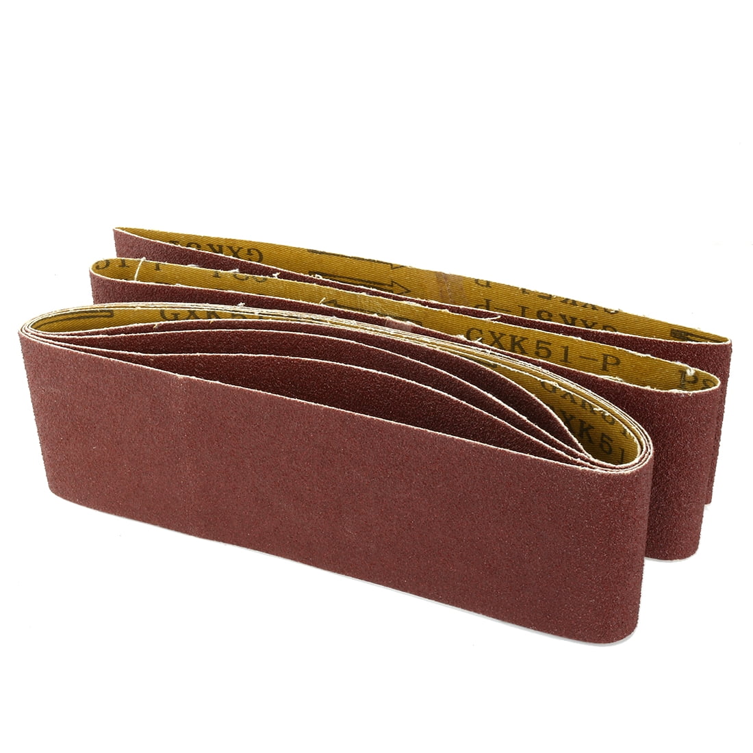 Uxcell 3" x 21" 80 Grit Lapped Joint Aluminum Oxide Sanding Belts 6