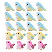 LITINKIMI Simulation Animal Model Ornaments Miniature Bird Figurines Random Color 24Pcs