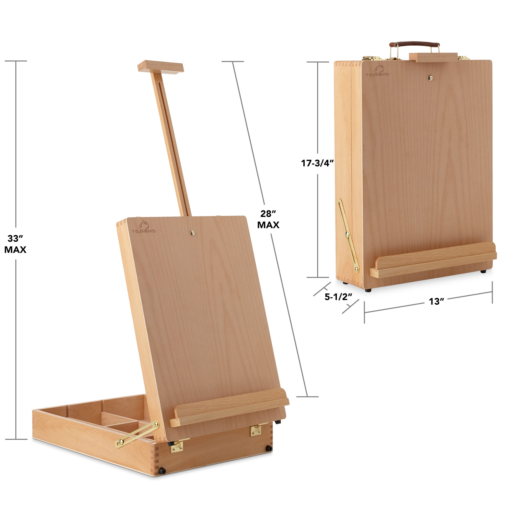 Wood Table Top Painting Easel Display Stand Holder Portable Drawing Artist Art 