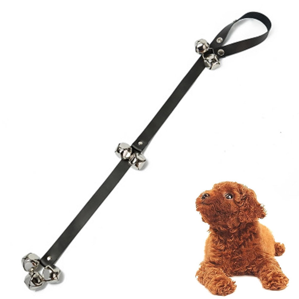 Chlua Dog Bells For Potty Training Door Hanging Leather Sleigh Bell For Dogs Who Wants To Go Outside Perfect Housetraining For Pooping Pets Puppie
