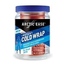 Arctic Ease Reusable Instant Cold Wrap, small size, measures 2 Â¾Â” X 36Â”, sized for small joints/muscles including wrist, elbow, foot, ankle, bicep, triceps and hands,