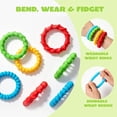 thumbnail image 2 of Joyfy 4Pcs Fidget Bracelet Sensory Toys for Kids, Stretchy Fidget Toys for Stress Relief, Party Favors Classroom Prizes Birthday Gifts, 2 of 7
