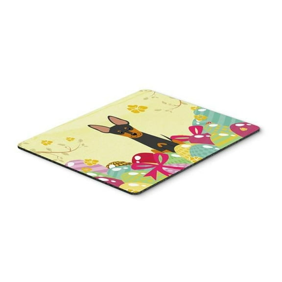 Easter Eggs English Toy Terrier Mouse Pad, Hot Pad or Trivet