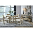 thumbnail image 2 of Magnussen Home Somerset Butternut Extendable Trestle Dining Table, 2 of 9