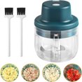 thumbnail image 1 of Hachoir à Ail Électrique Portable Sans Fil Mini Robot Culinaire 300ml Petit Hachoir, 1 of 6
