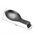 thumbnail image 2 of Matte Silver Spoon Rest, Stainless Steel Spoon Holder For Stove, Kitchen Utensil Holder For Ladles, Tongs, Spatula, Spoon Holder For Stove (1PC-9.8 In, 2 of 4