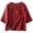 Red, variant on Women's T Shirts Embroidered Shirt Summer Loose Fit Tunic Top Casual Blouse Women Tops Yellow M