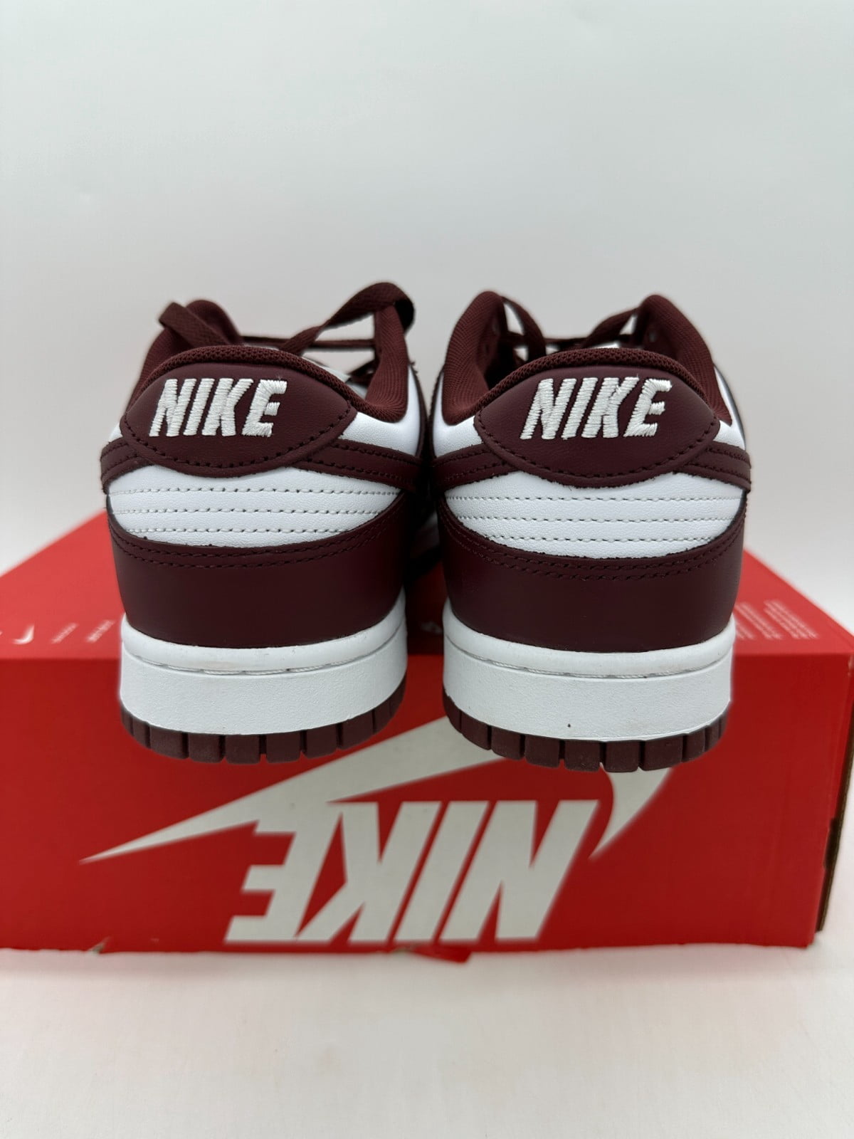 Men's Nike Dunk Low Retro White/Redwood-Gym Red (DV0833 115) - 11.5