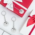 thumbnail image 7 of Disco Ball Keychain,24 Pieces Favors Keychain 70S Silver Mirror, 7 of 7