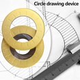 thumbnail image 4 of Boussole Géométrie Ronde en Acier Inoxydable Compas Cercle Règle Outil de Mesure Géométrie Boussole Professionnelle Taille Ajustable Compas de Dessin, 4 of 5