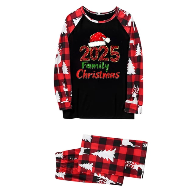 Pantalon de Pyjama pour Homme,Ensemble de Pyjamas pour Homme,Ensemble de Noël Parent-Enfant Imprimé Pyjama d'Intérieur pour Homme Ensemble Deux Pièces,Pyjamas de Noël pour Homme,Cadeaux de Noël pour Homme