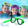 thumbnail image 3 of Elainilye Large Frame Swimming Goggles Snorkeling Equipment, HD Vision Kids Waterproof Mask, Breathing Tube Included for Children Snorkeling, Water Sports, Pool Activities, 3 of 3