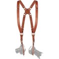 thumbnail image 1 of Camera Strap Accessories for Two-Cameras \\u2013 Dual Shoulder Leather Harness \\u2013 Multi Camera Gear for DSLR/SLR strap by ZMLEVE, 1 of 7