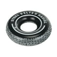 thumbnail image 3 of SunSplash Vinyl Radial Tire Inflatable Tube Pool Float, Black, 3 of 7