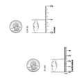 thumbnail image 6 of LeCalla 925 Sterling Silver Double Hoop Earrings | Curved Double-Hoop Earrings, 6 of 7
