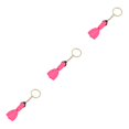 thumbnail image 1 of QualitChoice Keychain Mini Dive Fins Shaped Personalized Sea Theme Kayak Sailing Charm Pendant Gift Keyring Ornament Backpack Purse Pink 3Set, 1 of 6
