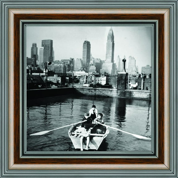 Vintage Madison Boy’s Rowing Club, Historical Picture Frame, 10x10 8531