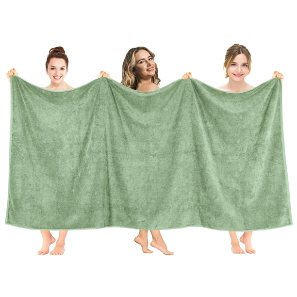 Toalla de baño American Soft Linen de gran tamaño, 100% algodón, 600 g/m²