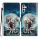 thumbnail image 1 of Patterned PU Leather Phone Case with Strap, Wallet Stand Function for Galaxy S25, 1 of 5
