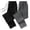 Blue, variant on Men’s Fleece Lined Jogger Pants Zipper Pocket Elastic Waist Loose Fit Winter Sweatpants