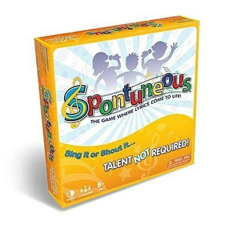 Spontuneous - The Song Game - Sing It or Shout It - Talent NOT Required (Best Family / Party Board Games for Kids, Teens, Adults - Boy & Girls Ages 8 & (Best Android Craps Game)