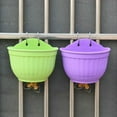thumbnail image 6 of SPRING PARK Wall Planter Hanging Flower Pot Garden Basket Home Garden Wall Decor, 6 of 7