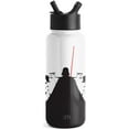 thumbnail image 2 of Simple Modern Star Wars Water Bottle with Straw Lid Vacuum Insulated Stainless Steel Metal Thermos | Gifts for Women Men Reusable Leak Proof Flask | Summit Collection | 32oz The Dark Side, 2 of 8