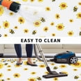 thumbnail image 4 of Sunflower Bees Outdoor Rug 3x5 Ft, Non Slip Washable Area Rug, Spring Summer Farmhouse Floral Watercolor Patio Rugs Carpet Runner, Large Floor Mat for Indoor/Outdoor Deck Porch Camping, 4 of 8