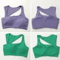 thumbnail image 4 of Aooho Sports Bras for Women Criss-Cross Back Padded Workout Tank Tops Vest Medium Support Crop Tops for Women, 4 of 7